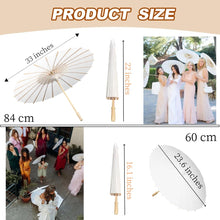 Load image into Gallery viewer, Paper Parasol Wedding Umbrellas