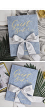 Load image into Gallery viewer, Gorgeous & Elegant Green Guest Book With Ribbon