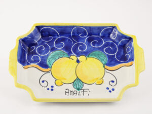 Italian Ceramic Limoncello Pottery Set Tray Lemon Design - Hand Painted  Limoncello Liqueur Shot Glasses for Kitchen - Made in ITALY Tuscany 