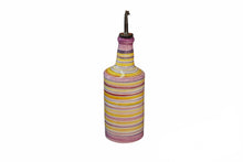 Load image into Gallery viewer, Hand Painted Ceramic Oil Jug