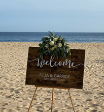 Load image into Gallery viewer, Rustic Wedding Wooden Welcome Sign