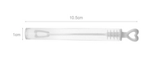 Load image into Gallery viewer, Heart Wand Bubble Bottle 48 pcs