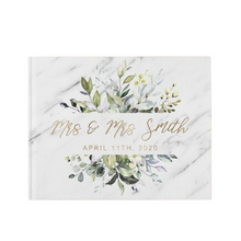 Load image into Gallery viewer, Customized Olive branch wedding guest book