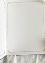 Load image into Gallery viewer, Gorgeous & Elegant Blue Guest Book With Ribbon