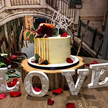 Load image into Gallery viewer, Customized Wedding Cake Topper with heart