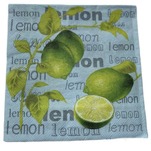 Load image into Gallery viewer, Napkins With Lemon Decor 20 pcs