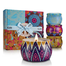 Load image into Gallery viewer, Candle Gift Set 4 Fragrances