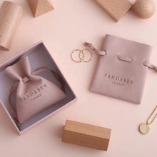 Load image into Gallery viewer, Custom Jewelry Microfiber Pouch with debossed print 100 pcs