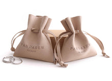 Load image into Gallery viewer, Custom Jewelry Microfiber Pouch with debossed print 100 pcs