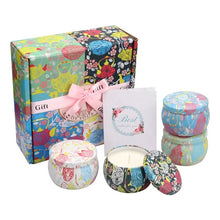Load image into Gallery viewer, Candle Gift Set 4 Fragrances