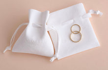 Load image into Gallery viewer, Custom Jewelry Microfiber Pouch with debossed print 100 pcs