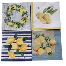 Load image into Gallery viewer, Napkins With Lemon Decor 20 pcs