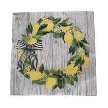 Load image into Gallery viewer, Napkins With Lemon Decor 20 pcs