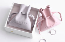 Load image into Gallery viewer, Custom Jewelry Microfiber Pouch with debossed print 100 pcs
