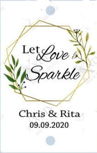 Load image into Gallery viewer, Personalized wedding Sparkler Tags /Labels 100pcs