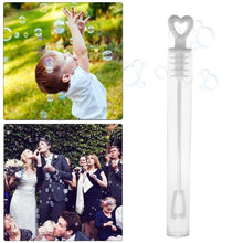 Load image into Gallery viewer, Heart Wand Bubble Bottle 48 pcs