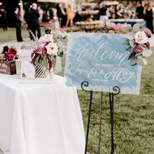 Load image into Gallery viewer, Personalized Acrylic Wedding Welcome Sign