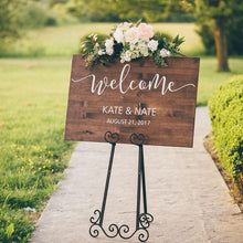 Load image into Gallery viewer, Rustic Wedding Wooden Welcome Sign