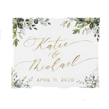 Load image into Gallery viewer, Customized Olive branch wedding guest book