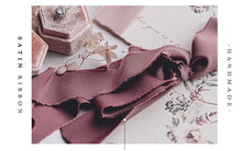 Load image into Gallery viewer, His and Her Vows Cards With Ribbon 2 pcs