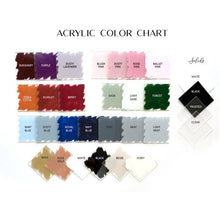 Load image into Gallery viewer, Acrylic Calligraphy Table Number with stand 10 pcs