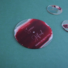 Load image into Gallery viewer, Acrylic Name Cards, wedding Place Cards 10pcs