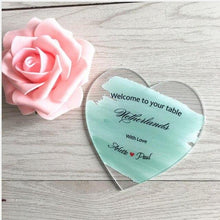 Load image into Gallery viewer, Acrylic Name Cards, wedding Place Cards 10pcs