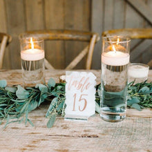 Load image into Gallery viewer, Plexiglass Acrylic Table Numbers with Stand 10pcs