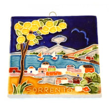 Load image into Gallery viewer, Hand Painted Tile Amalfi/positano/ sorrento