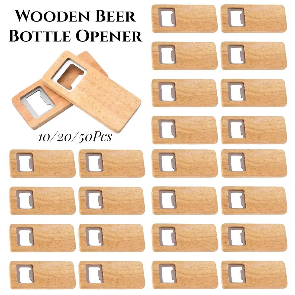 Wooden Beer Bottle Opener