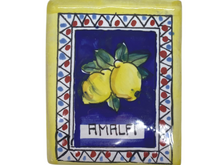 Load image into Gallery viewer, Ceramic Coaster with Hand Painted Amalfi Lemons
