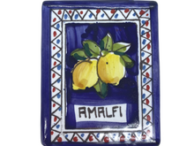 Load image into Gallery viewer, Ceramic Coaster with Hand Painted Amalfi Lemons
