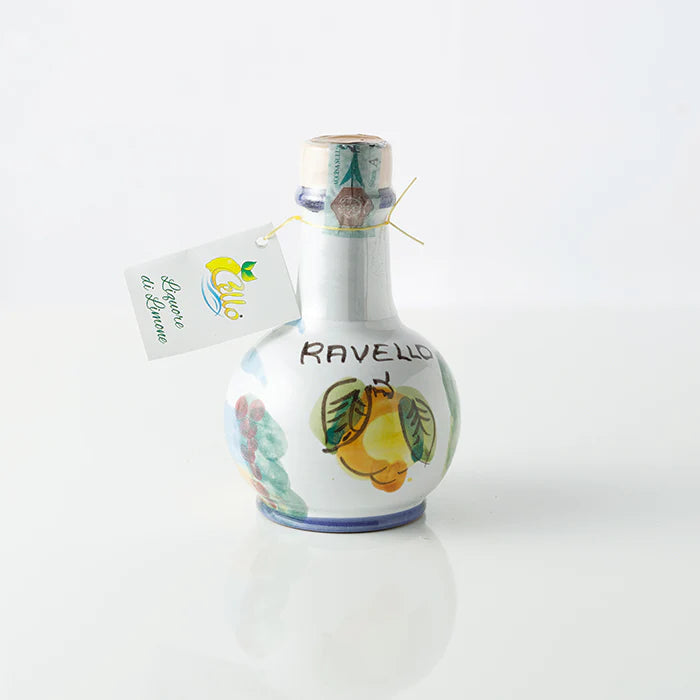 Limoncello in ceramic bottle Ravello