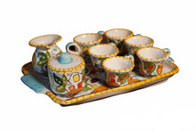 Load image into Gallery viewer, Coffee Set Hand Painted Vietri Ceramics
