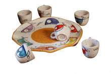 Load image into Gallery viewer, Ceramic Coffee Set Hand Painted
