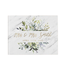 Load image into Gallery viewer, Customized Olive branch wedding guest book
