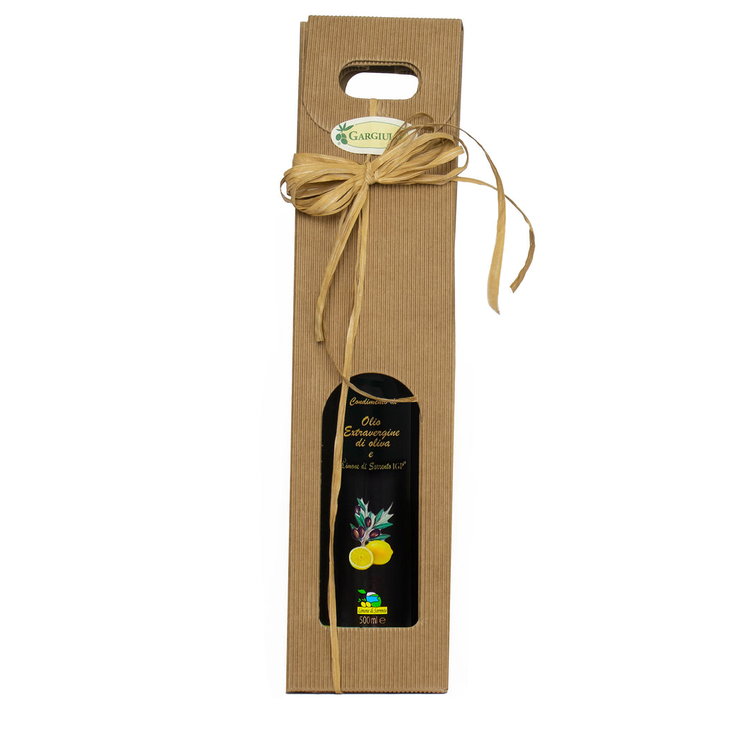 Extra Virgin Olive Oil flavoured with Lemons - gift Box 500ml