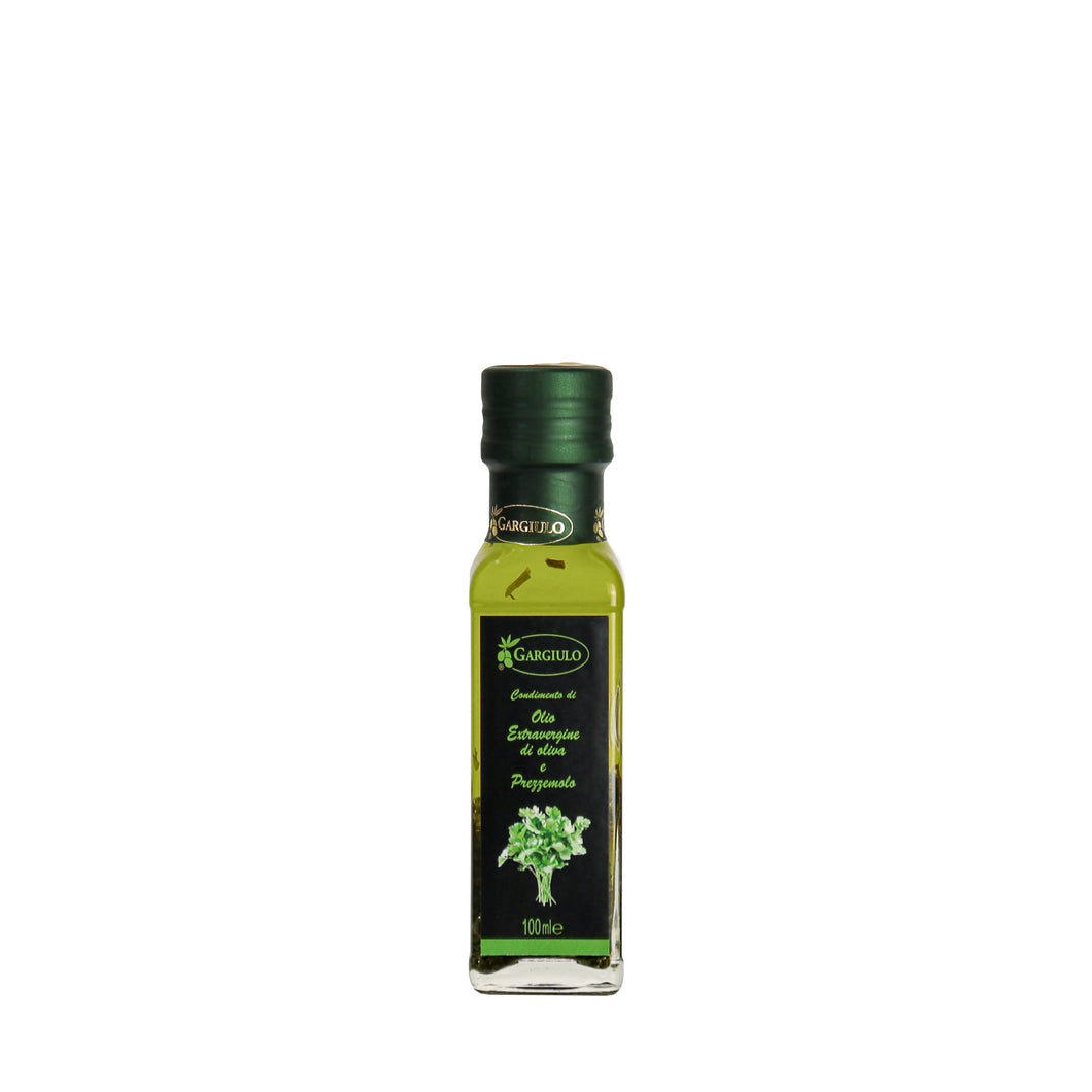 Extra virgin olive oil flavoured with parsley
