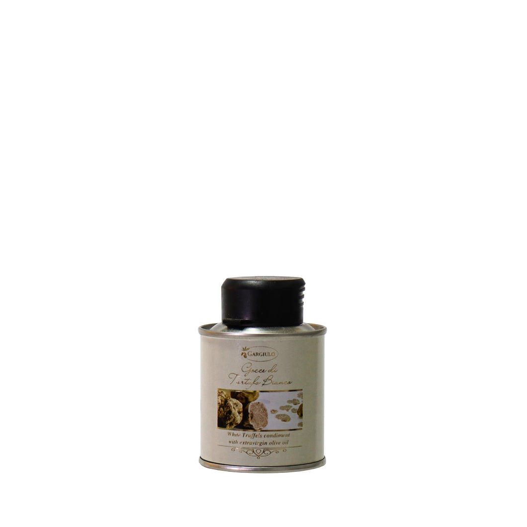 Extra virgin olive oil flavored with white truffle