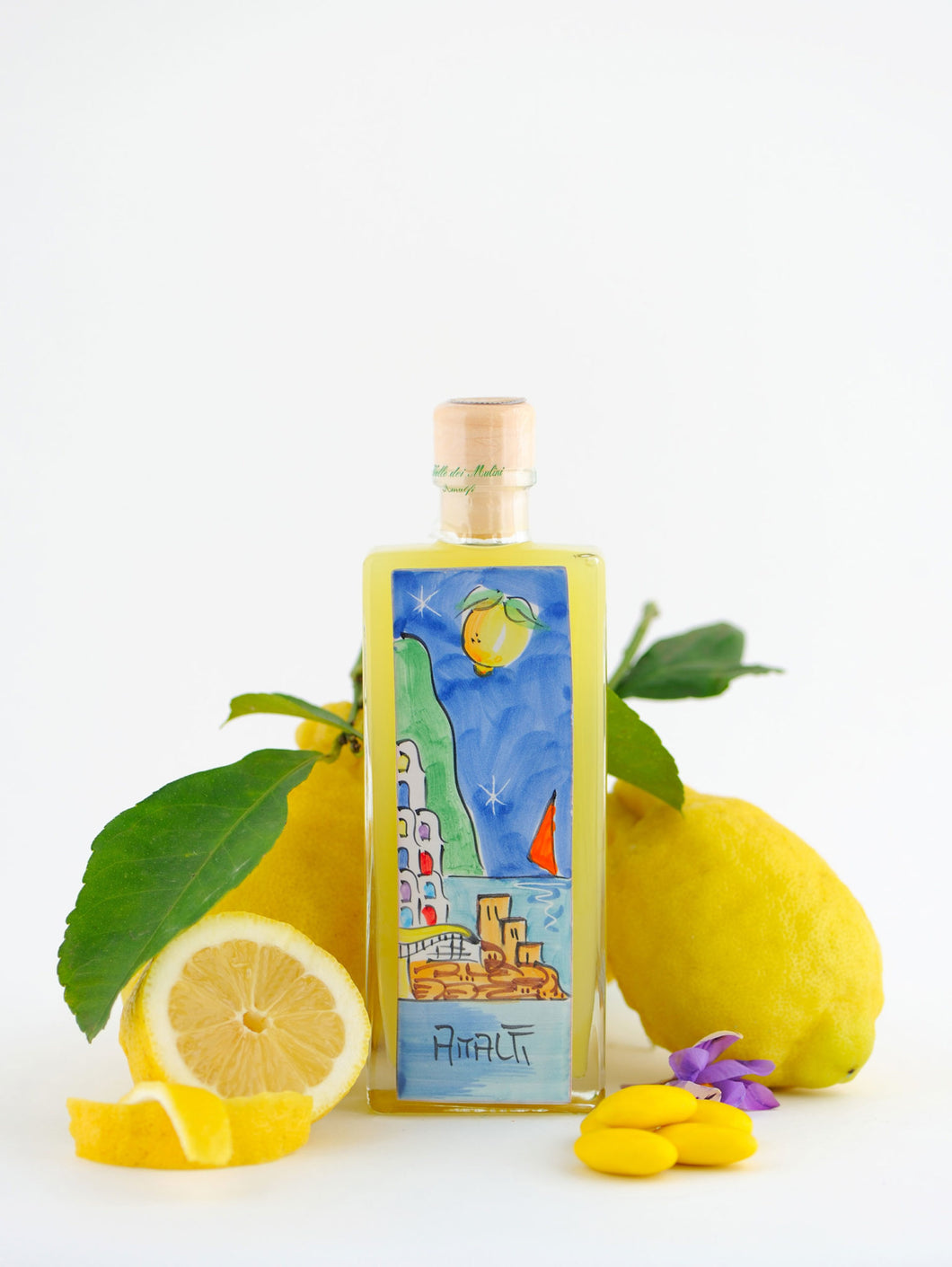 Limoncello with ceramic Tile 20 cl