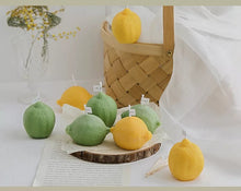 Load image into Gallery viewer, Lemon shaped Candle
