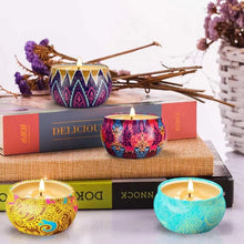Load image into Gallery viewer, Candle Gift Set 4 Fragrances
