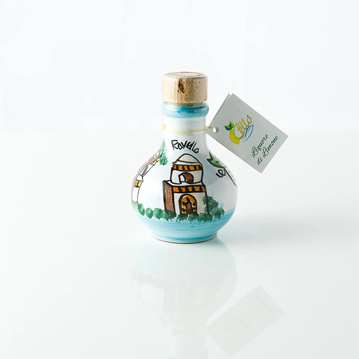 Limoncello in ceramic bottle Ravello