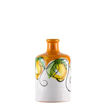 Load image into Gallery viewer, Extra Virgin Olive Oil in Ceramic Jar with Hand Painted Lemon Decor 200 ml
