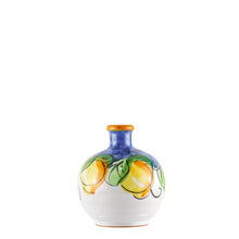 Load image into Gallery viewer, Handmade Ceramic Blue Lemon Jar with extra virgine olive oil
