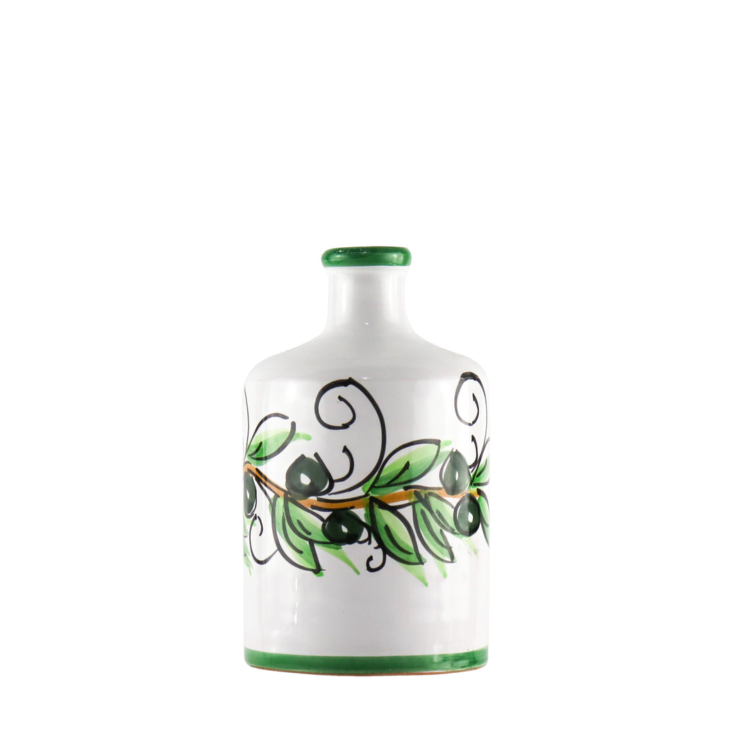 Olive Branch Decor ceramic jar with extra virgin olive oil 200ml