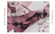 Load image into Gallery viewer, His and Her Vows Cards With Ribbon 2 pcs
