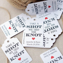 Load image into Gallery viewer, Wedding Favor Tags , customized Labels 200pcs
