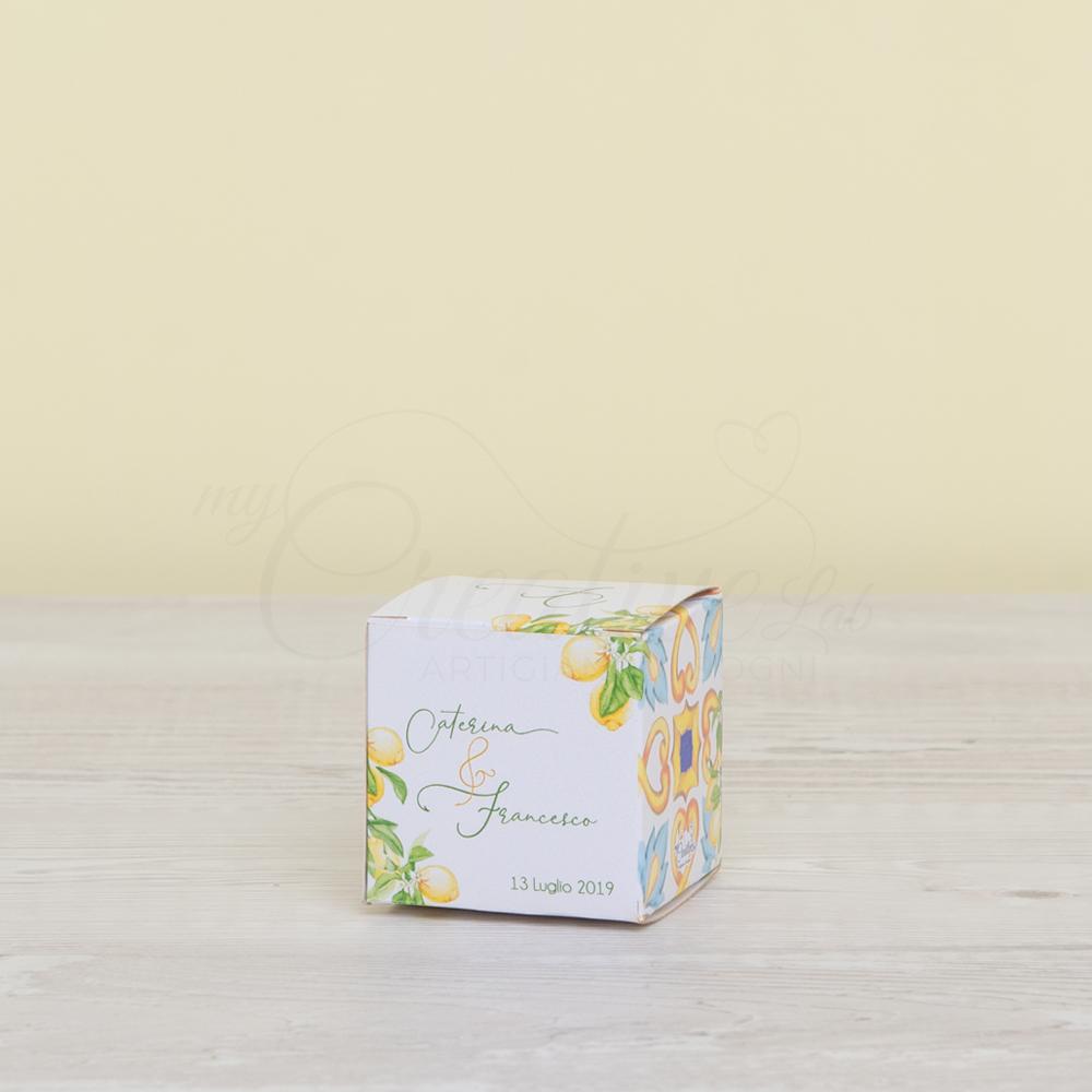 Lemon Cube Candy Box
